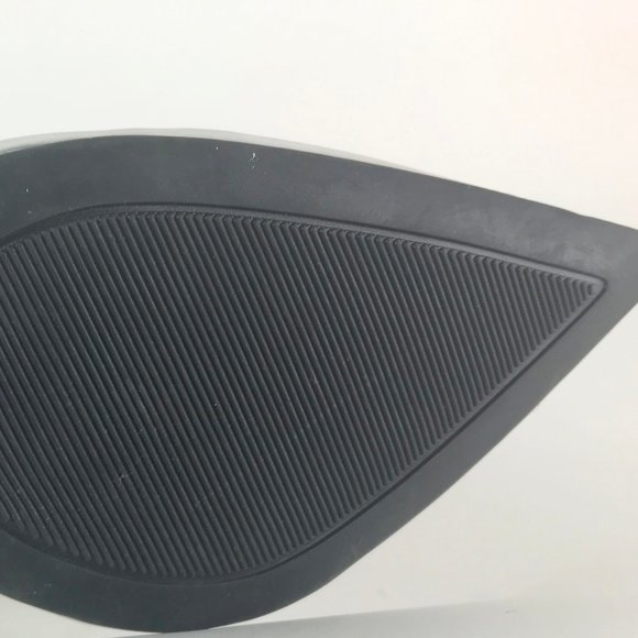 Silver Hi Heels with Black Ankle Strap - Picture 4 of 5